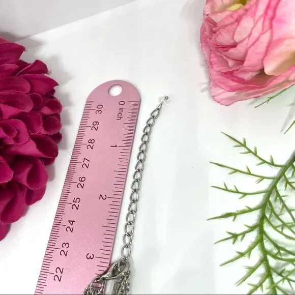 NEW⚜️MOTHER OF PEARL Teardrop Pendant Necklace - Picture 9 of 9